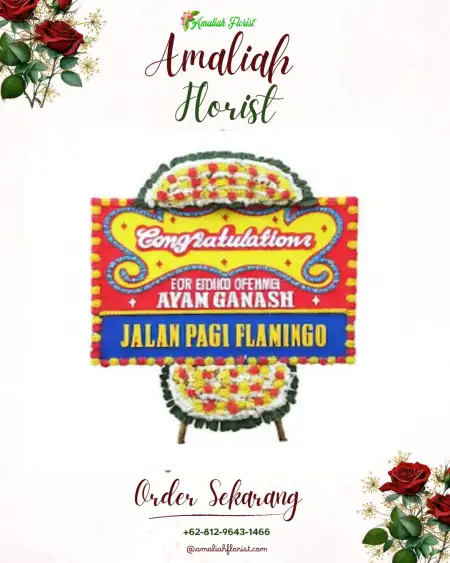 Sewa Papan Bunga Janegara